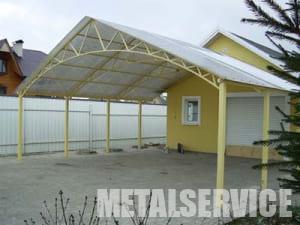 Изготовление металлических навесов Изготовление металлических навесов