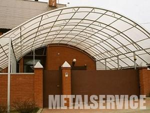 Виготовлення навісів із полікарбонату Изготовление навесов из поликарбоната